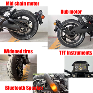 Giá sỉ Xe máy điện mô-tơ giữa chất lượng cao 3000W 5000W Model V6 72V dành cho người lớn - Product Image 5