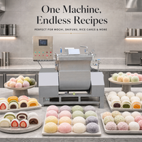 Machine automatique HJ-300 pour la cuisson et le mélange de pâte à mochi avec décharge hydraulique inclinable