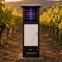 Station de Prédiction des Nuisibles Alimentée par Énergie Solaire YONGAGRI, Moniteur d'Insectes IoT PLC, Transmission d'Images à Distance, Garantie 5 Ans, Agriculture