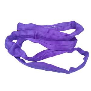 Sangles <span class=keywords><strong>de</strong></span> <span class=keywords><strong>levage</strong></span> souples rondes en polyester 1 tonne 1T sans fin, norme européenne EN1492-1:2000, légères, haute résistance, sécurité - Product Image 2