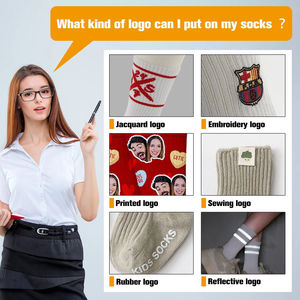 Échantillon gratuit, faible MOQ, chaussettes de Pilates en tricot de qualité supérieure pour femmes, chaussettes de yoga antidérapantes en coton personnalisées - Product Image 6