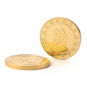 Logotipo personalizado oro brillante desafío gato monedas para <span class=keywords><strong>comprar</strong></span> - Product Image 6
