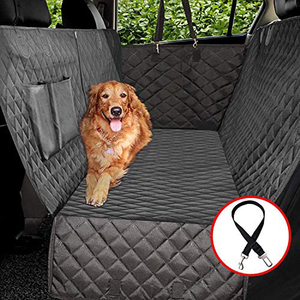 Nouvelle conception, accessoires pour animaux de compagnie personnalisés, imperméables, tissu Oxford 600D, fermeture éclair flexible, housse de siège de voiture pour chien - Product Image 1
