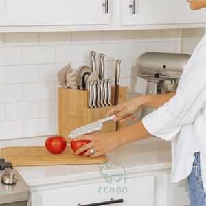 Support antidérapant et facile à nettoyer pour couteaux <span class=keywords><strong>de</strong></span> <span class=keywords><strong>chef</strong></span>, couteaux à steak, spatules et ciseaux sur le <span class=keywords><strong>comptoir</strong></span> <span class=keywords><strong>de</strong></span> la cuisine - Product Image 5