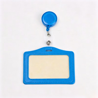 Porte-badge professionnel pour infirmière, hôpital, bureau, enseignant avec enrouleur rétractable et fenêtre transparente