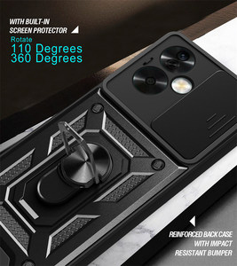 Protezione per fotocamera scorrevole armatura <span class=keywords><strong>custodia</strong></span> per telefono per <span class=keywords><strong>Oppo</strong></span> A60 A59 A79 A38 A58 A17 A17K A57e A77 A57 A96 A93 A78 supporto Cover posteriore - Product Image 4