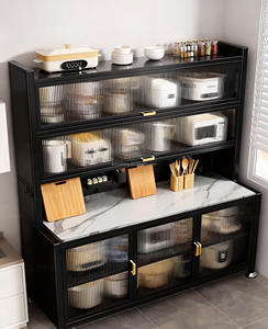 Étagère de rangement de <span class=keywords><strong>cuisine</strong></span> multifonctionnelle à plusieurs niveaux, de style nouveau 2025, de haute qualité, pour <span class=keywords><strong>four</strong></span>, <span class=keywords><strong>micro</strong></span>-ondes, pot, bol - Product Image 5