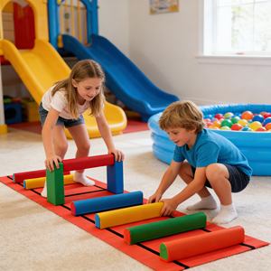 Vallas <span class=keywords><strong>de</strong></span> Salto Portátiles Innovadoras <span class=keywords><strong>para</strong></span> Niños, <span class=keywords><strong>para</strong></span> Aventuras al Aire Libre, Fáciles <span class=keywords><strong>de</strong></span> Instalar en Jardines, Parques y Patios Traseros - Product Image 1