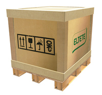 Emballage durable et éco-responsable, boîtes d'expédition robustes, carton alvéolé pour le transport de marchandises