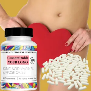 Groothandel Prijs Vagina Cleaning Pillen Biologische Boorzuur Capsules Vaginale Zetpillen Yoni Pops