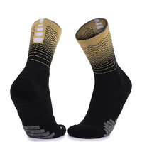 Basket-ball athlétique coton personnalisé hommes logo personnaliser motif tricoté brodé chaussettes sport basket-ball chaussettes