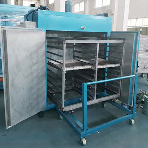 Four de séchage continu à air chaud pour aliments, armoire de cuisson pour viande, machine automatique pour la fabrication de thé vert, gingembre, pêches et tomates - Product Image 2
