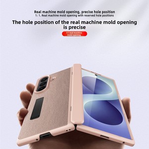 Huanmin offers a full-coverage, textured <b>phone</b> case with an invisible stand, designed for the Samsung Z Fold <b>8</b> Ultra - Product Image 3