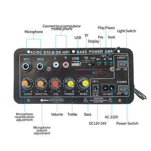 <span class=keywords><strong>Amplificateur</strong></span> de puissance mono D10-II 30W pour la maison avec affichage de puissance et module <span class=keywords><strong>Bluetooth</strong></span>, <span class=keywords><strong>amplificateur</strong></span> de puissance métallique pour <span class=keywords><strong>voiture</strong></span> - Vente en gros - Product Image 5