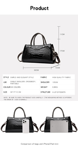 Bolsos de Lujo Nuevos para Mujer, Bolsos de Diseñador de Gran Capacidad, Bolso Cruzado de Hombro para Mujer, Bolso de Mano Casual de Cuero PU Personalizado - Product Image 3