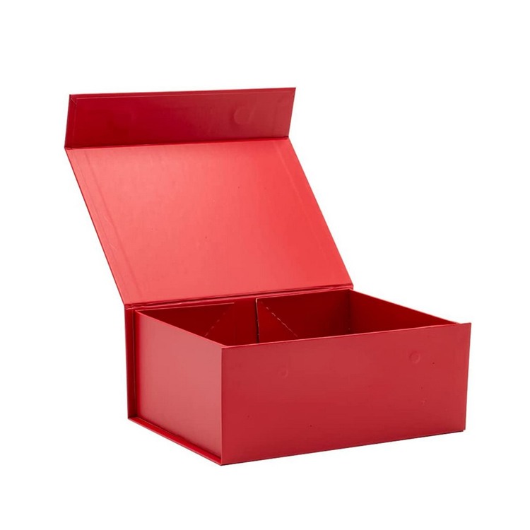 Solid Color Large Magnetic Gift Box Flat Pack Self Assemble Box