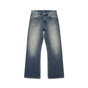 Pantalones de Trabajo de Corte <span class=keywords><strong>Bootcut</strong></span> Relajados de Peso Medio Bufa, Jeans de <span class=keywords><strong>Vaquero</strong></span> de Corte <span class=keywords><strong>Bootcut</strong></span> Lavados Vintage al por Mayor - Product Image 1