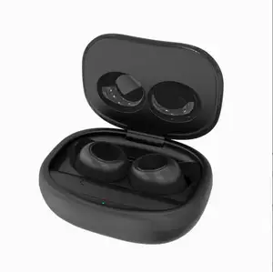 S20 Headphone Stereo Bass TWS, Earphone Olahraga Mini Stereo In-Ear untuk Iphone Bluetooth Earpiece