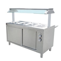Vitrine réfrigérée électrique Kingbetter HHBWS-120/150/180 en acier inoxydable argenté, style luxe, pour hôtels et restaurants