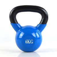 Kettlebell de fitness en fonte trempée pour la gym, équipement d'entraînement au design ergonomique