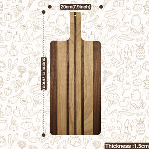 Fournisseur d'usine <span class=keywords><strong>Planche</strong></span> à découper <span class=keywords><strong>en</strong></span> <span class=keywords><strong>bois</strong></span> d'acacia écologique de <span class=keywords><strong>grande</strong></span> taille avec poignée Ustensiles de cuisine - Product Image 2