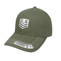 Gorra de Béisbol Deportiva Unisex Casual para Adultos, Diseño de Camuflaje Verde, Bordado Personalizado con Parche de EE. UU., Ajustable, de Fábrica OEM
