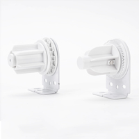 Supports de store à enroulement en métal à design moderne avec perles, mécanisme d'embrayage, embout de fixation 38 mm, accessoires robustes pour stores de bureau