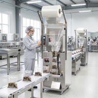 Machine d'emballage verticale automatique FZB-500 pour sachets, remplissage et scellage haute précision 500g pour café, thé, aliments, granulés, épices, tabac