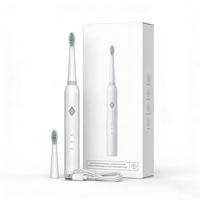 Brosse à dents électrique sonique rechargeable, charge par USB, 6 modes de vibration pour l'hygiène buccale quotidienne