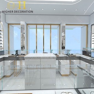 Vitrine de lunettes personnalisée Vitrine de lunettes Optique Décoration de magasin Vitrine en verre avec lumière - Product Image 3