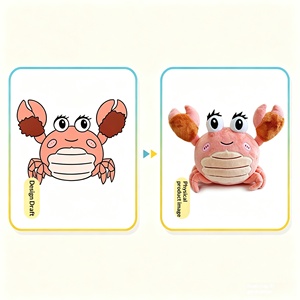 Peluche personnalisée, figurine de dessin animé douce, faible MOQ, développement OEM, échantillon pour cadeau et promotion - Product Image 4