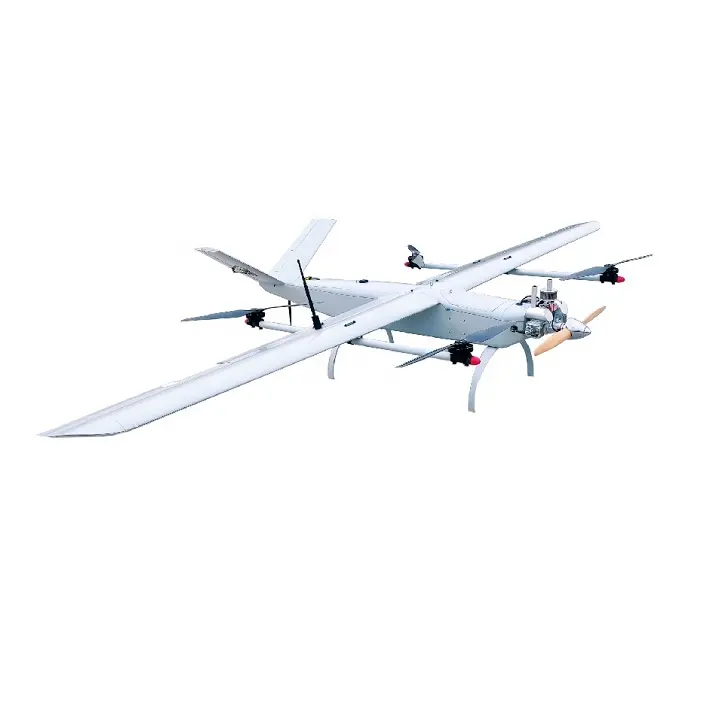 Surveillance Drone Long Endurance Aerial Surveillance Survey Mapping Gasoline Engine UAV Fuel Power Fixed Wing Drone
