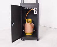 Chine Grande usine Bon prix Chauffe-terrasse carré au gaz naturel Patio extérieur Brûleur au gaz propane Foyer avec CE