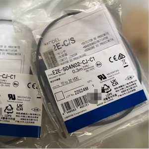 Sensor de Proximidade E2E-S04N02-CJ-B1 E2E-S04N02-CJ-B2 Tipo Novo Original Interruptor de Proximidade Controlador de Programação PLC - Product Image 1