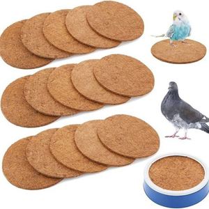 Tapetes de Fibra de Coco para Nidos de Aves, Almohadillas de Fibra de Coco para Nidos de Palomas y Aves de Corral, Tapete de Nidificación para Protección de Huevos de Aves - Product Image 1