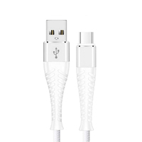 Ukalun kabel nilon ikan pengisi daya Cepat 480Mbps baru untuk C189 C94 Apple iPhone IOS kabel USB mikro tipe-c