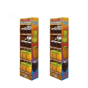 Estante de exhibición de papel reciclado ecológico impreso a todo color de <span class=keywords><strong>4</strong></span> capas para promoción de botellas y cartón - Product Image 6