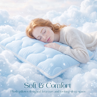 Coussin de cou ergonomique Kingworth en tissu soyeux rafraîchissant, doux et moelleux, pour un sommeil confortable