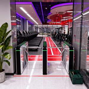 Nouveau tourniquet automatique à trois pales en acier inoxydable 304 avec reconnaissance de carte RFID, carte IC et empreinte digitale pour salle de sport, bureau et immeuble - Product Image 4