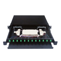 Coffret de distribution optique ODF, accessoires FTTH pour télécommunications, panneau de brassage de fibres en PP