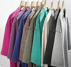 T-shirt Oversize in Cotone 230gsm Stile Lavato - Product Image 1