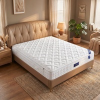 Colchón Ortopédico de Muelles OEM/ODM, Cómodo, Tamaño Queen/King, Juego de Muebles para Dormitorio, Colchón Suave para Recámara