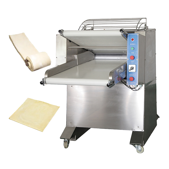 Flour and Rolling up Automatic Dough Pressing Machine Manual Dough Sheeter Dough Press Machine