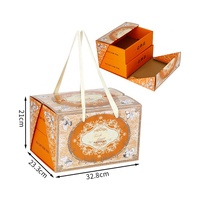 Fournisseur d'impression de boîtes Emballage d'aliments gastronomiques multifonctions Boîte cadeau de fruits Boîte de papier d'emballage de fruits à double couche