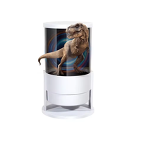 Ventes directes d'usine 360 °   Équipement holographique 3D à vision directe Type-C, haut-parleur Bluetooth, ventilateur holographique 3D pour salon