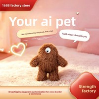 Poupée robot intelligente IA pour enfants, compagnon d'apprentissage, jouet en peluche à commande vocale, animal électronique 25 cm, 14+ ans, cadeau Dou Bao