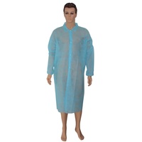 Blouses de laboratoire jetables non tissées pour usines alimentaires et laboratoires, blouses de laboratoire jetables avec visière