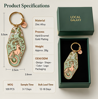 Porte-clés Zodiaque Personnalisé en Métal Émaillé, Breloque Anneau Plaqué Or, Signe Astrologique, Cadeau d'Anniversaire, Vente en Gros, pour Amateurs d'Astrologie