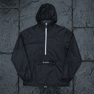 Columbia Flashback <b>Windbreaker</b> <b>Black</b> Soft Shell Coated Waterproof Technology M Size Windproof Water Resistant Unisex All Seasons - Product Image 3