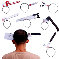 Meilleures ventes : Accessoires de cosplay zombie effrayants, serre-têtes en papier faits main pour adultes, décorations de fête d'Halloween